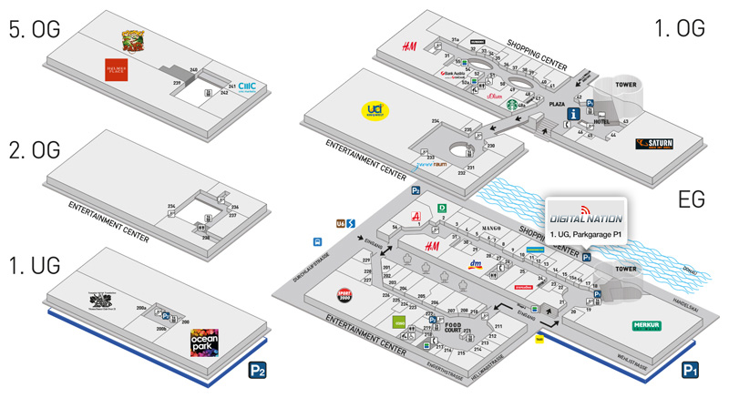 Lageplan Digital Nation